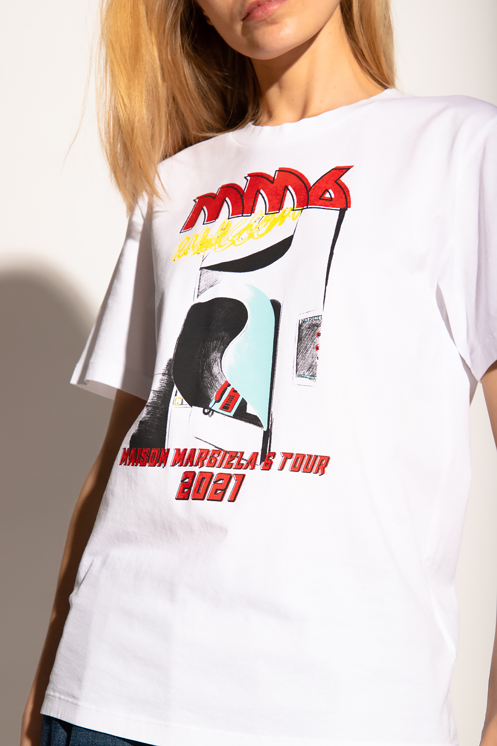 MM6 Maison Margiela Logo T-shirt | Women's Clothing | Vitkac